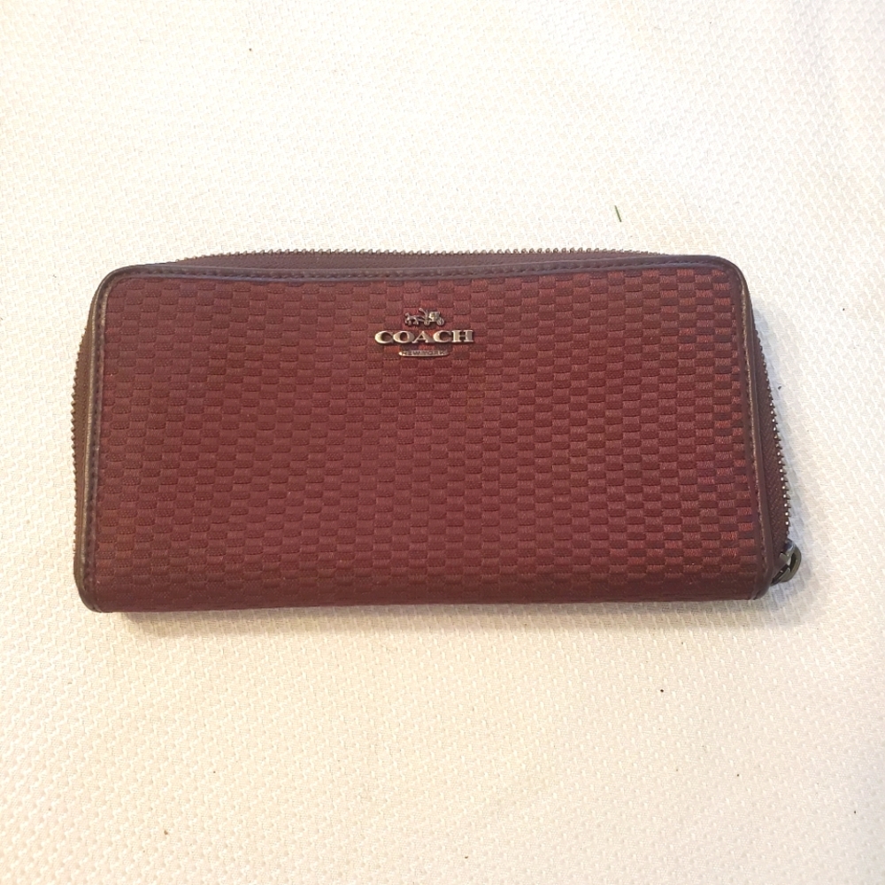 Burgandy Coach Wallet